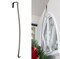 Premium Holly Embossed HighProfile Wreath Hanger - Pewter Holly